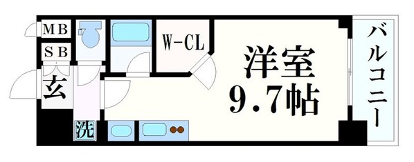 神戸駅 徒歩5分 10階の物件間取画像